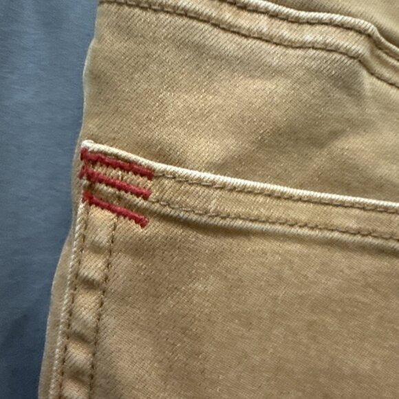 BDG Twig High Rise Skinny Jeans Size 24 Stretch Tan Denim 5 Pocket 24x26 - Picture 13 of 14